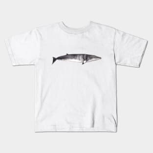 Minke whale Balaenopetra acutorostrata Kids T-Shirt